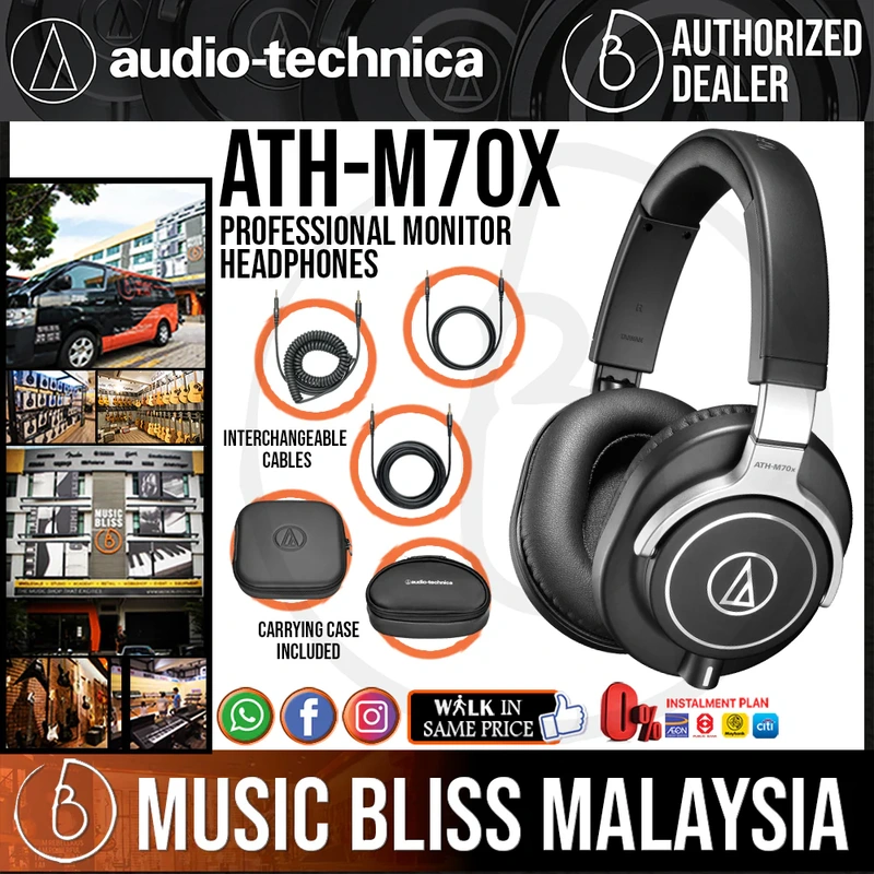 Audio Technica ATH-M70x Professional Monitor Headphone