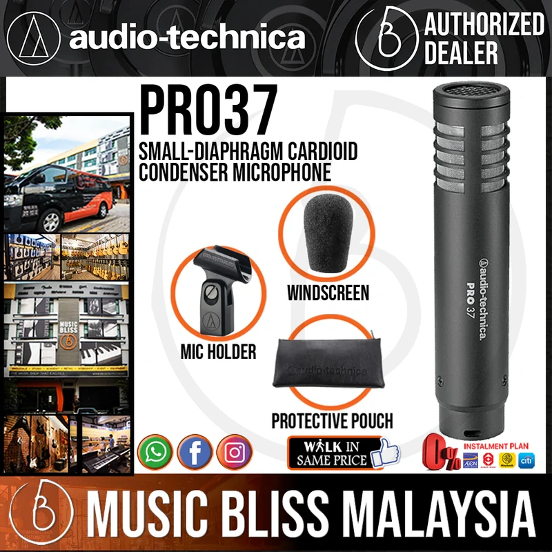 Audio Technica PRO 37 Small-Diaphragm Cardioid Condenser Microphone