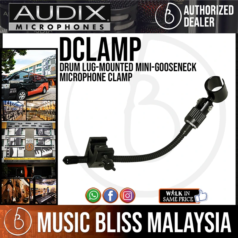 Audix DCLAMP Drum Lug-mounted Mini-Gooseneck Microphone Clamp