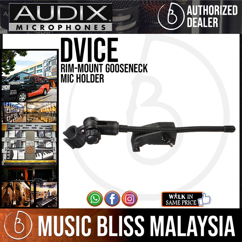 Audix DVICE Rim-mount Gooseneck Mic Holder