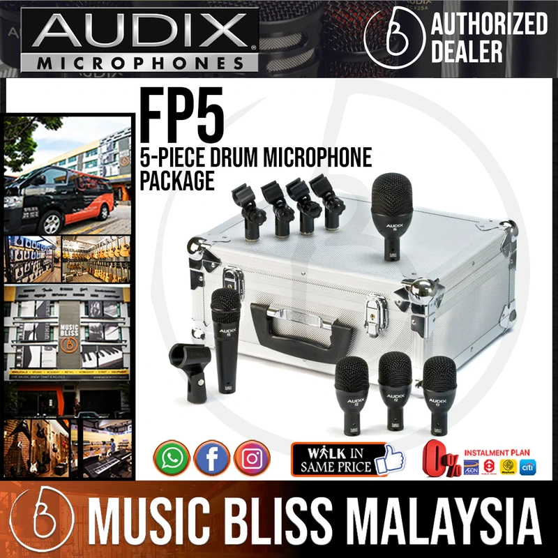 Audix FP5 5-piece Drum Microphone Package