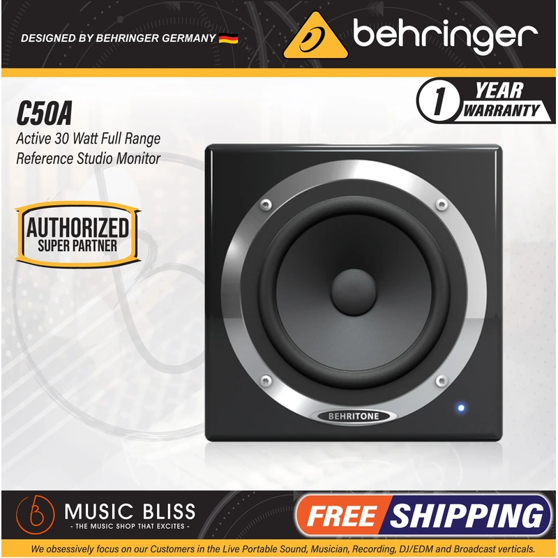 Auratone C50A Active 30 Watt Full Range Reference Studio Monitor