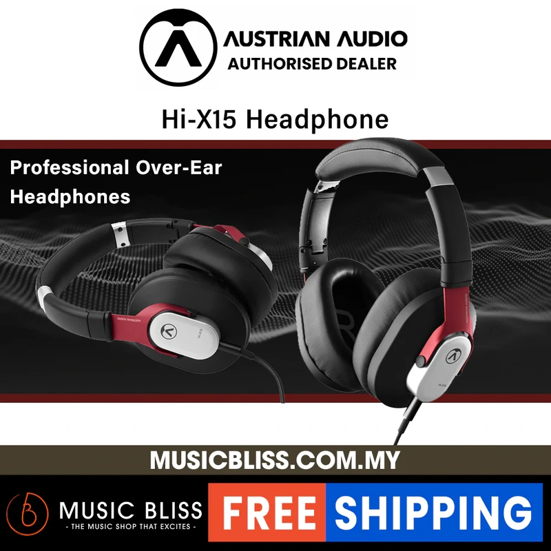 Austrian Audio Hi-X15 Closed-back Over-ear Headphones