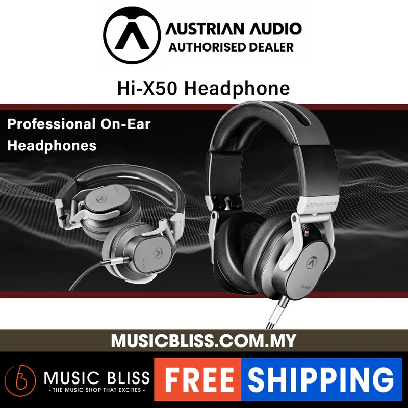 Austrian Audio Hi-X50 Professional Closed-back On-ear Headphones