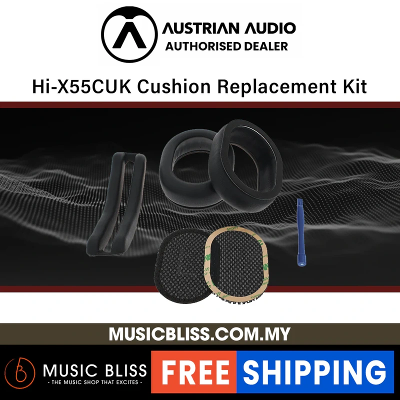 Austrian Audio Hi-X55CUK Cushion Replacement Kit for Austrian Audio Hi-X55 Headphones