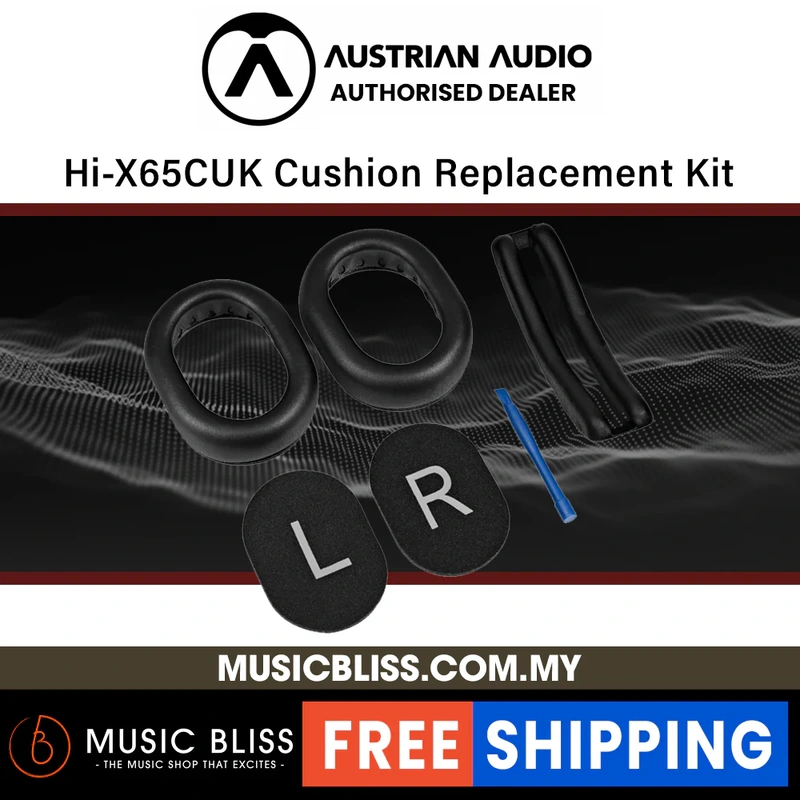 Austrian Audio Hi-X65CUK Cushion Replacement Kit for Austrian Audio Hi-X65 Headphone