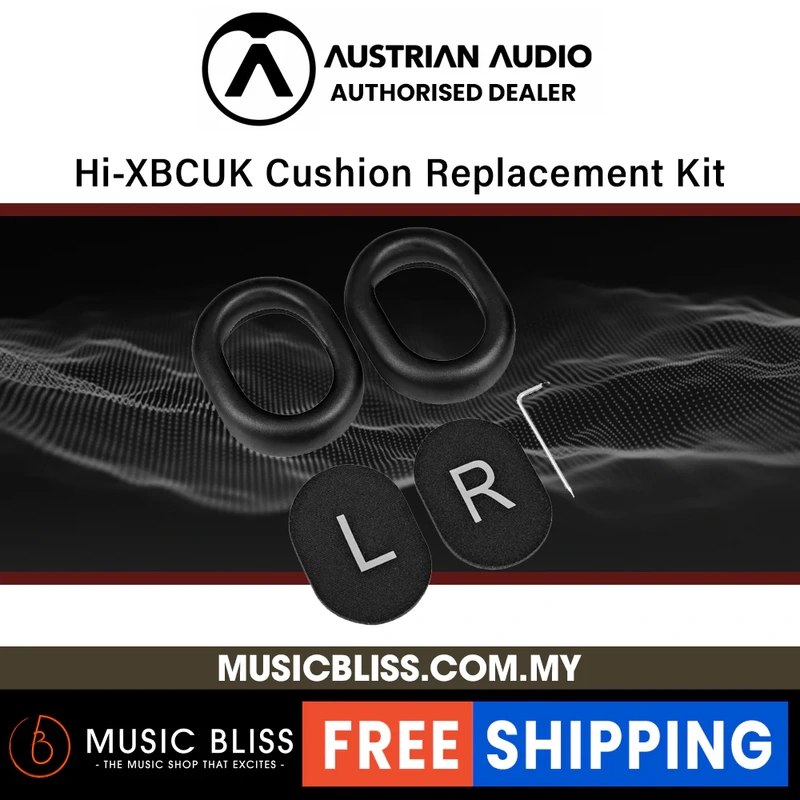 Austrian Audio Hi-XBCUK Cushion Replacement Kit for Austrian Audio Hi-X15, Hi-X25BT, PG16, PB17