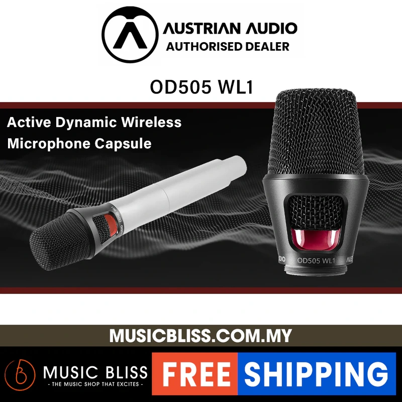 Austrian Audio OD505 WL1 Wireless Active-dynamic Microphone Capsule