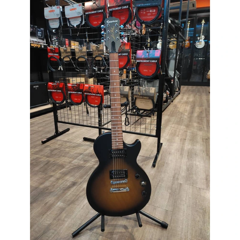 B-STOCK (BS-200) Epiphone Les Paul Special Satin E1 Electric Guitar - Vintage Worn Vintage Sunburst