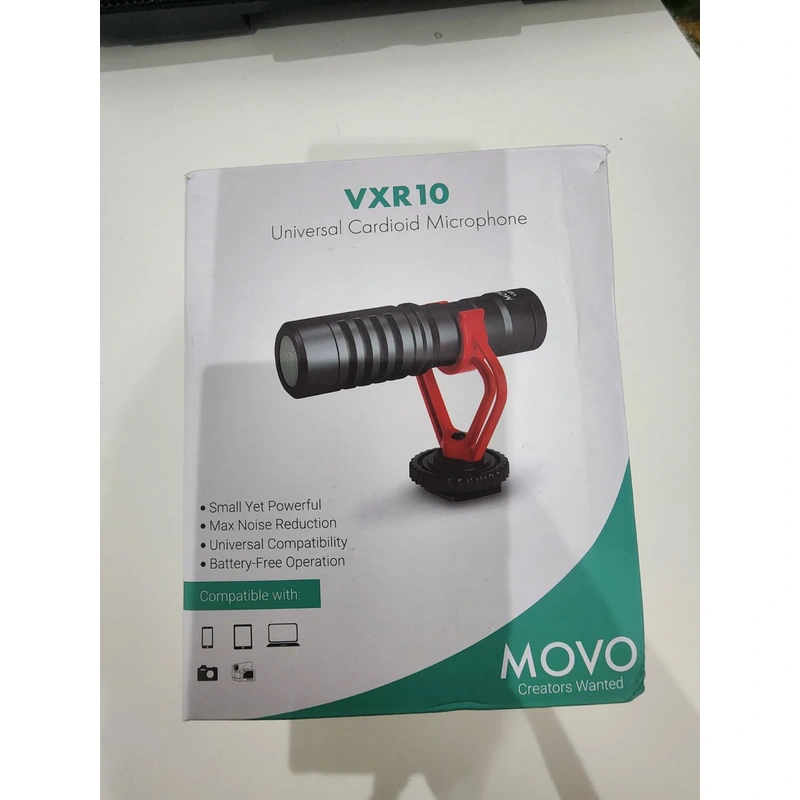 B-STOCK (BS-203) Movo VXR10 Universal Shotgun Microphone for Video Recording - Black