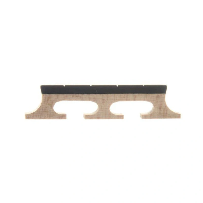 Banjo Bridge, 4-String, Ebony Top, 5/8" Tall