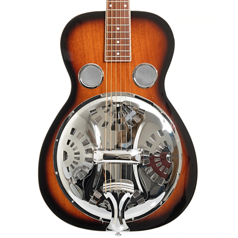 Beard Gold Tone PBR Mahogany Standard Roundneck Resophonic Guitar & Case