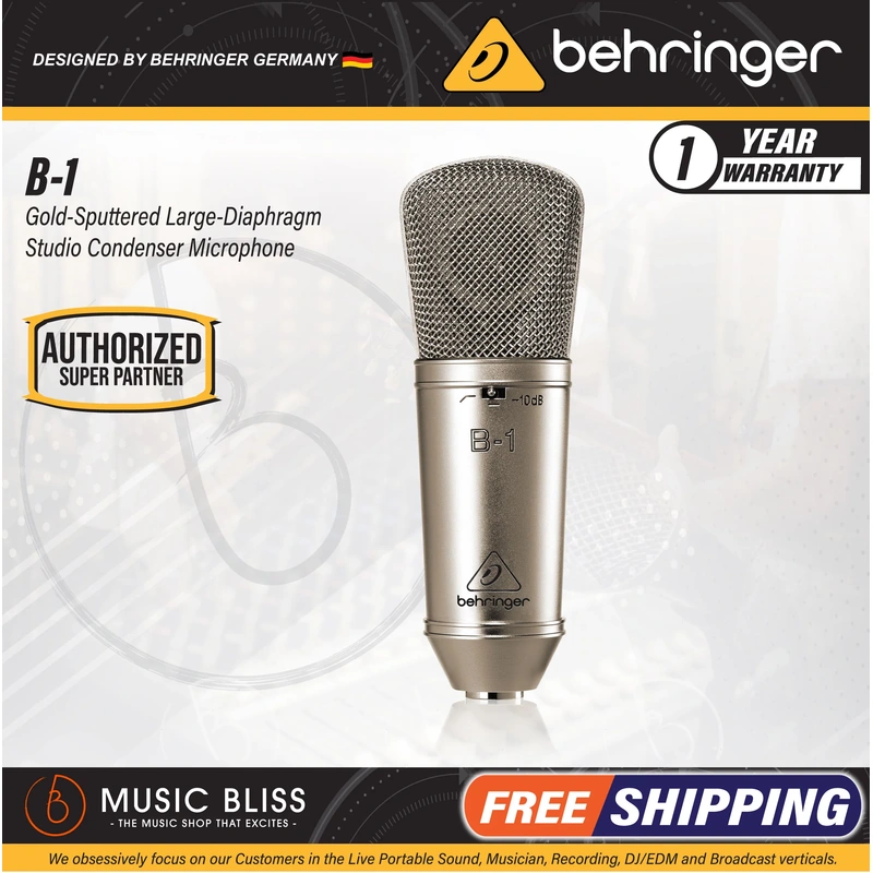 Behringer B-1 Large-Diaphragm Condenser Microphone