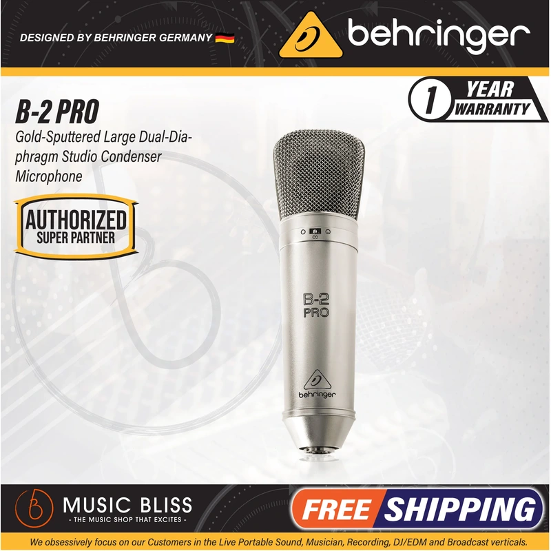 Behringer B-2 Pro Dual-Diaphragm Condenser Microphone