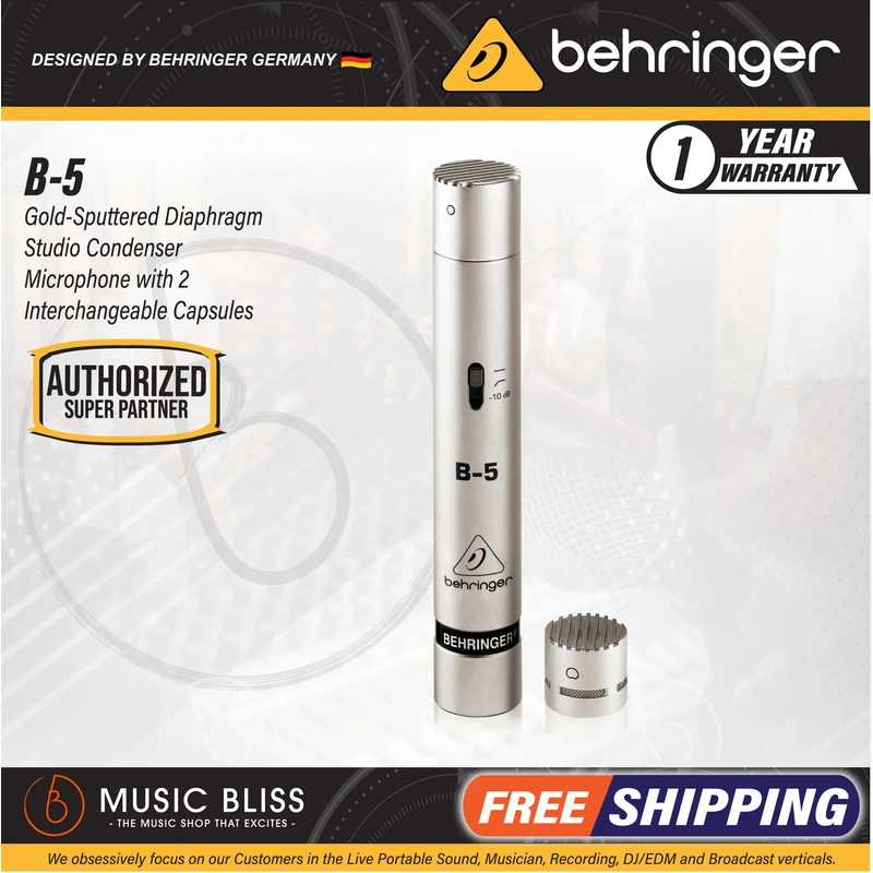 Behringer B-5 Medium-diaphragm Condenser Microphone