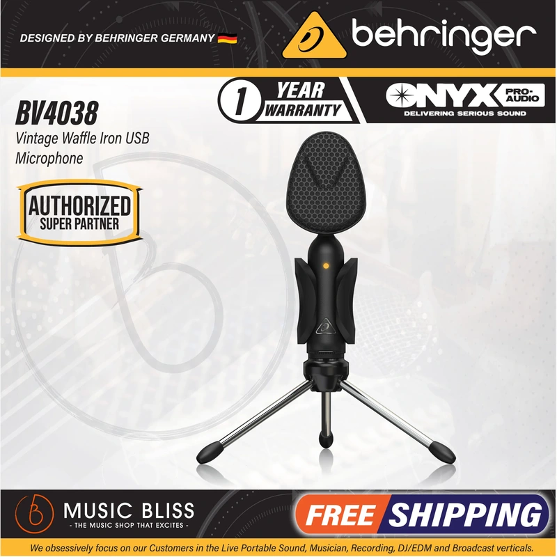 Behringer BV4038 Vintage Waffle Iron USB Microphone