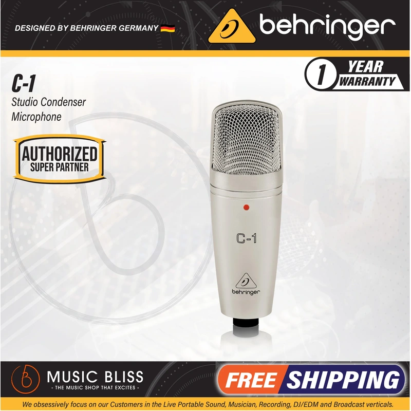 Behringer C-1 Large-diaphragm Condenser Microphone