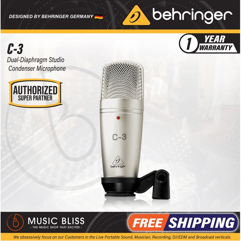 Behringer C-3 Dual-Diaphragm Condenser Microphone