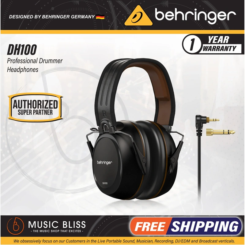 Behringer DH100 Professional Drummer Headphones