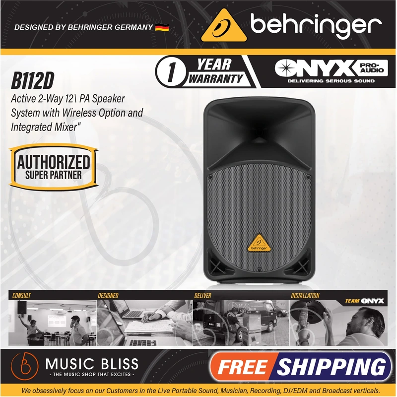 Behringer Eurolive B112D 1000-Watt 12" Powered Speaker