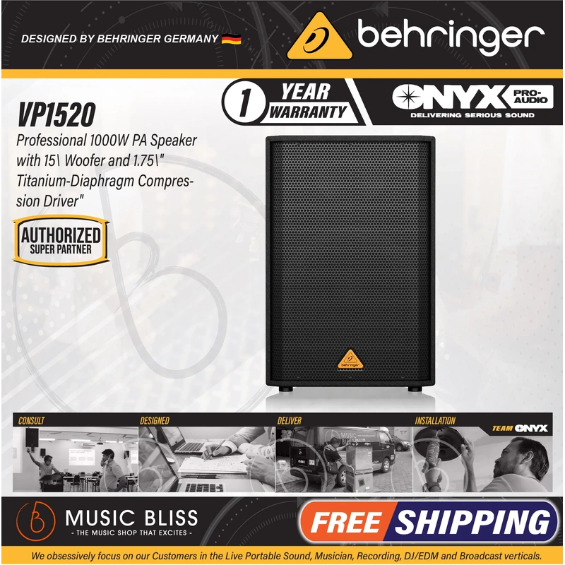 Behringer Eurolive VP1520 Passive PA Speaker (VP-1520 / VP 1520)
