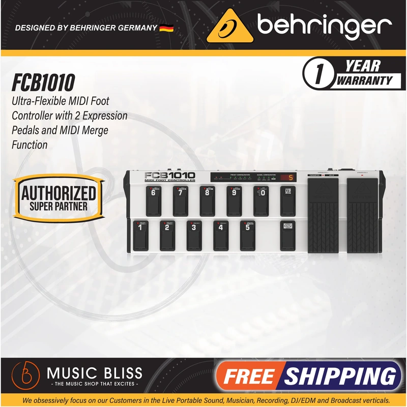 Behringer FCB1010 MIDI Foot Controller