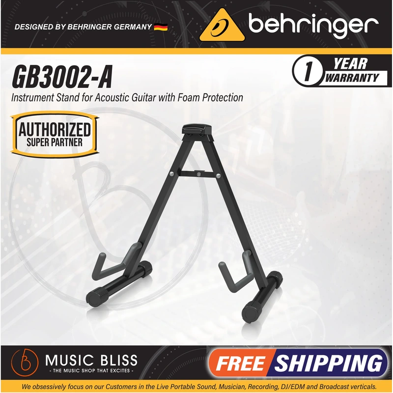 Behringer GB3002-A Acoustic Guitar Stand with Foam Protection
