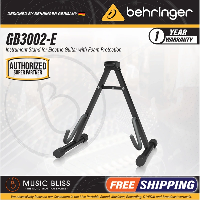 Behringer GB3002-E Electric Guitar Stand with Foam Protection