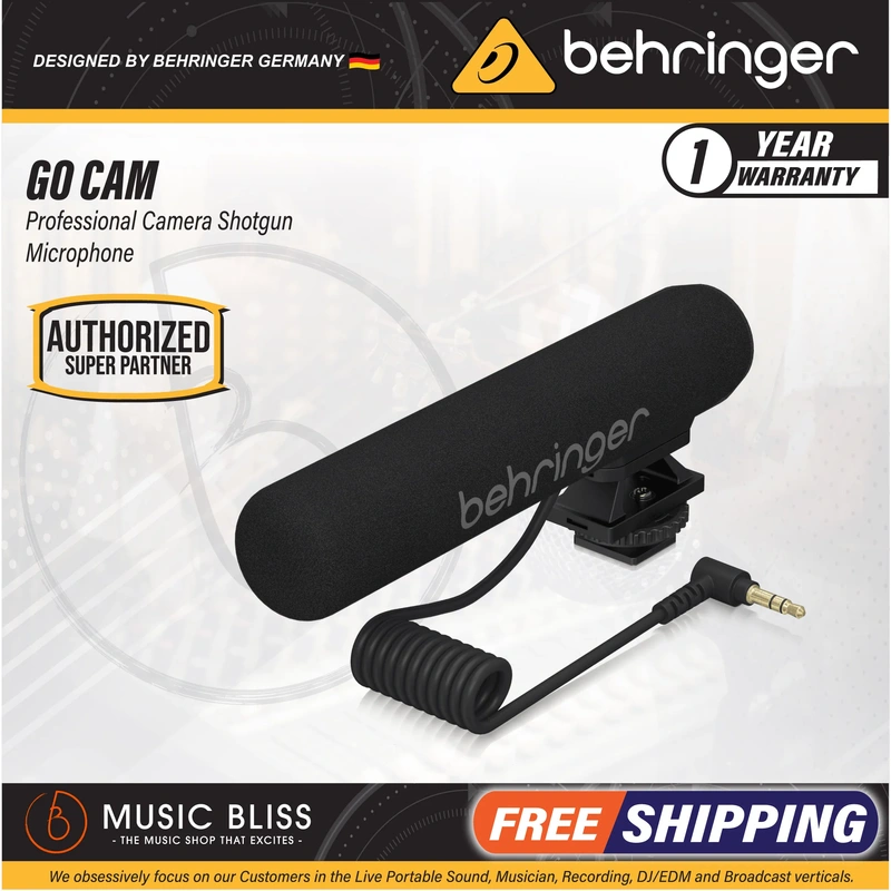 Behringer GO CAM Camera Shotgun Microphone