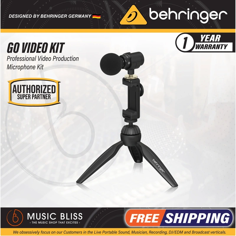Behringer GO VIDEO KIT Video Production Microphone Kit