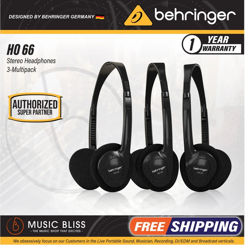 Behringer HO66 Stereo Headphones