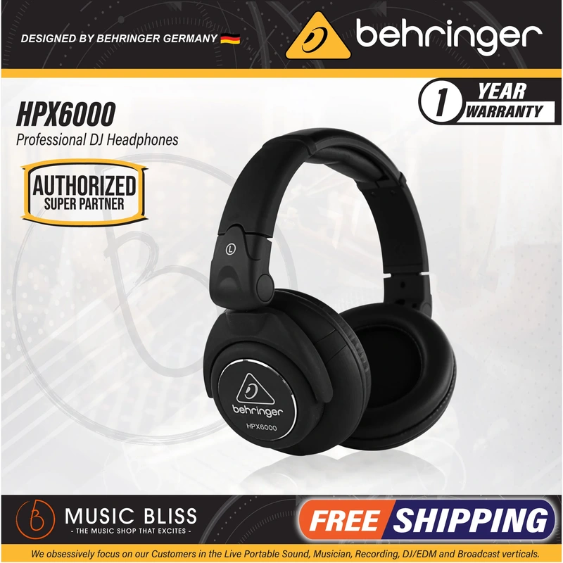 Behringer HPX6000 DJ Headphone
