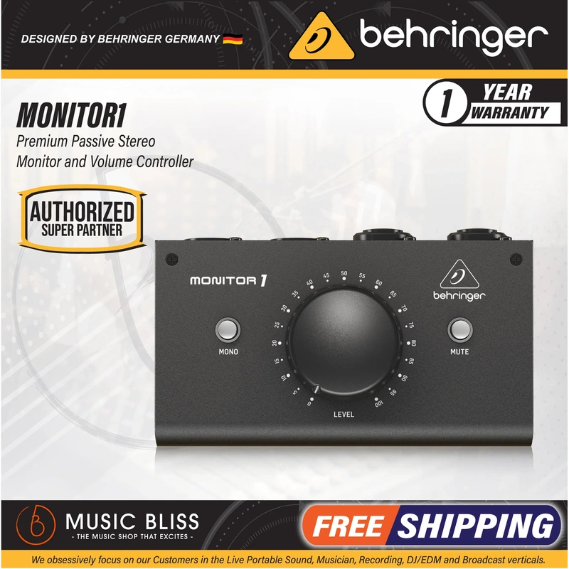 Behringer Monitor1 Passive Stereo Monitor and Volume Controller