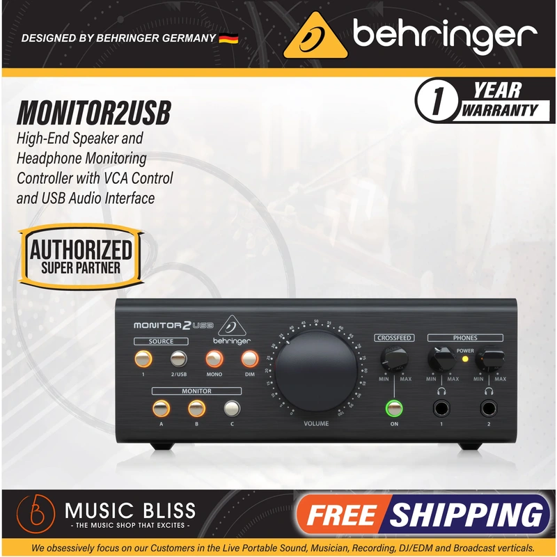 Behringer MONITOR2USB Monitor Controller