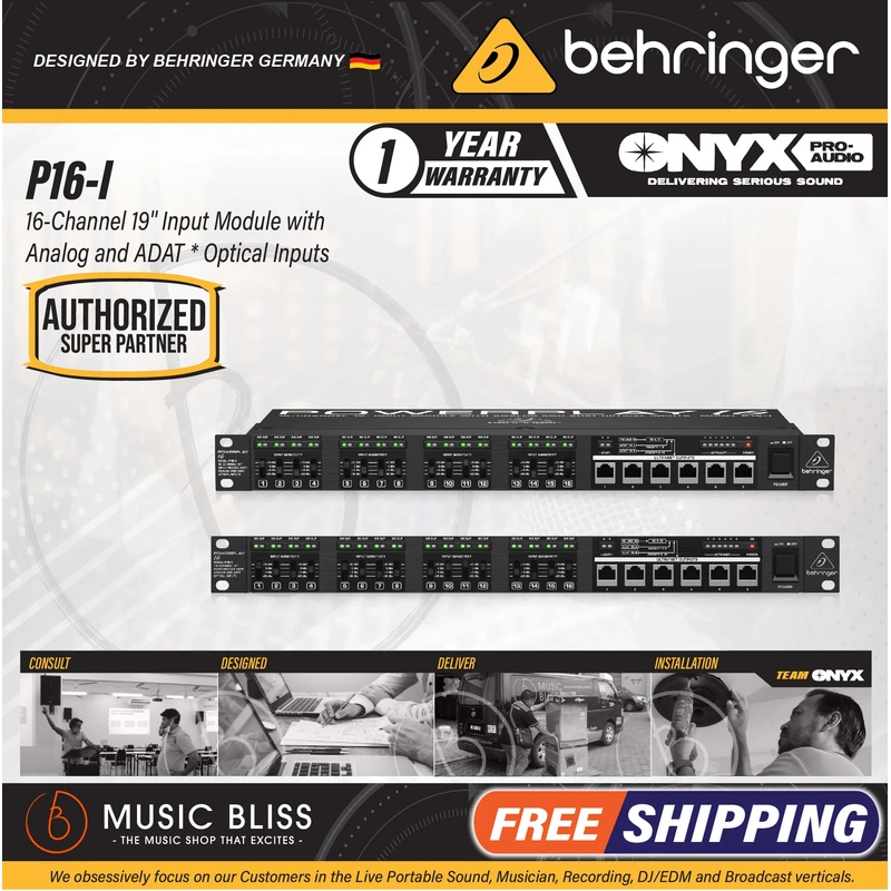 Behringer Powerplay P16-I 16-channel Input Module