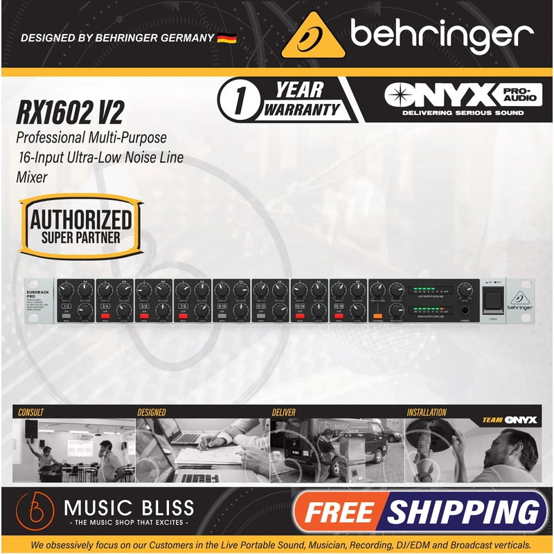 Behringer RX1602 V2 Rackmount Line Mixer