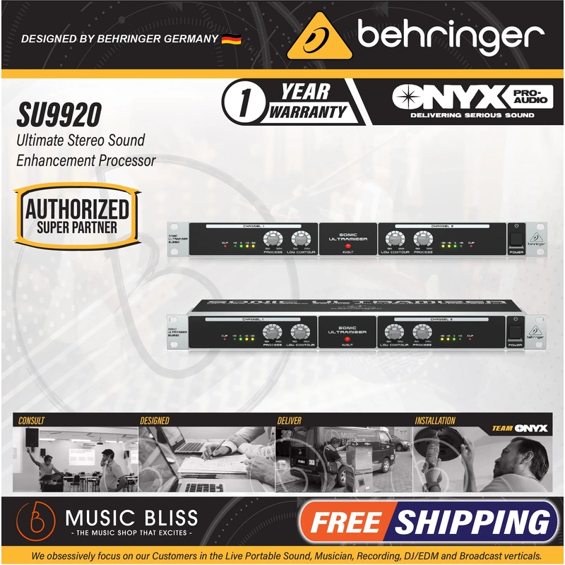 Behringer Sonic Ultramizer SU9920 2-channel Signal Processor