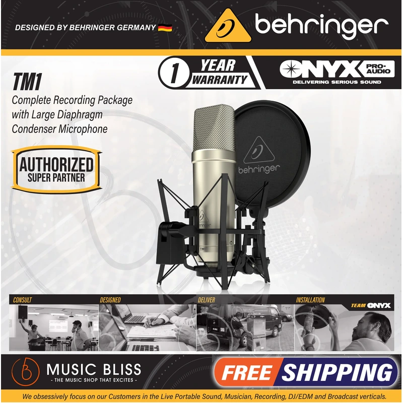 Behringer TM-1 Complete Vocal Recording Package