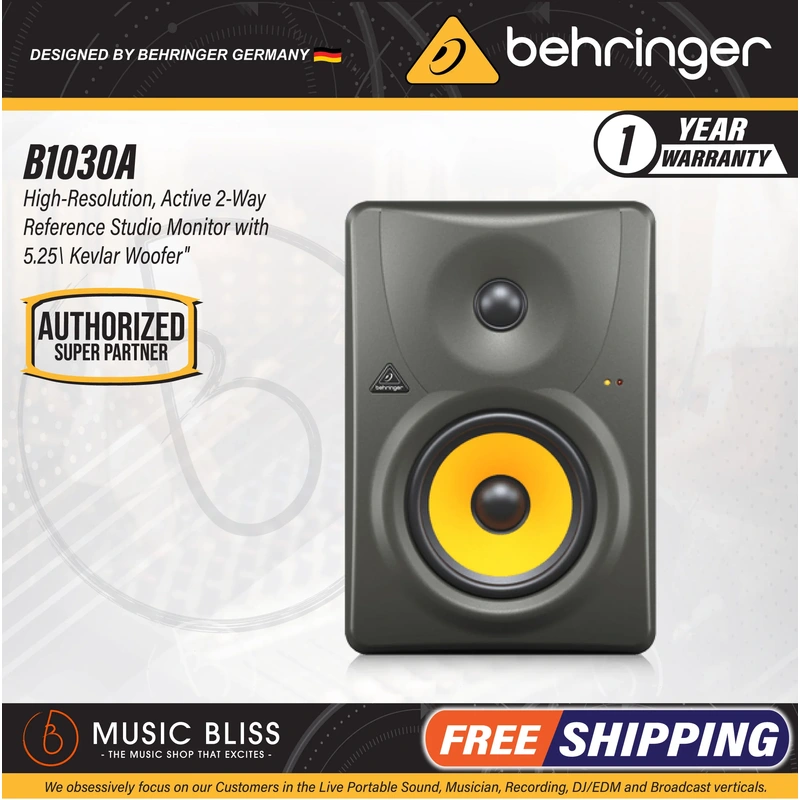 Behringer Truth B1030A 5.25'' Powered Studio Monitor