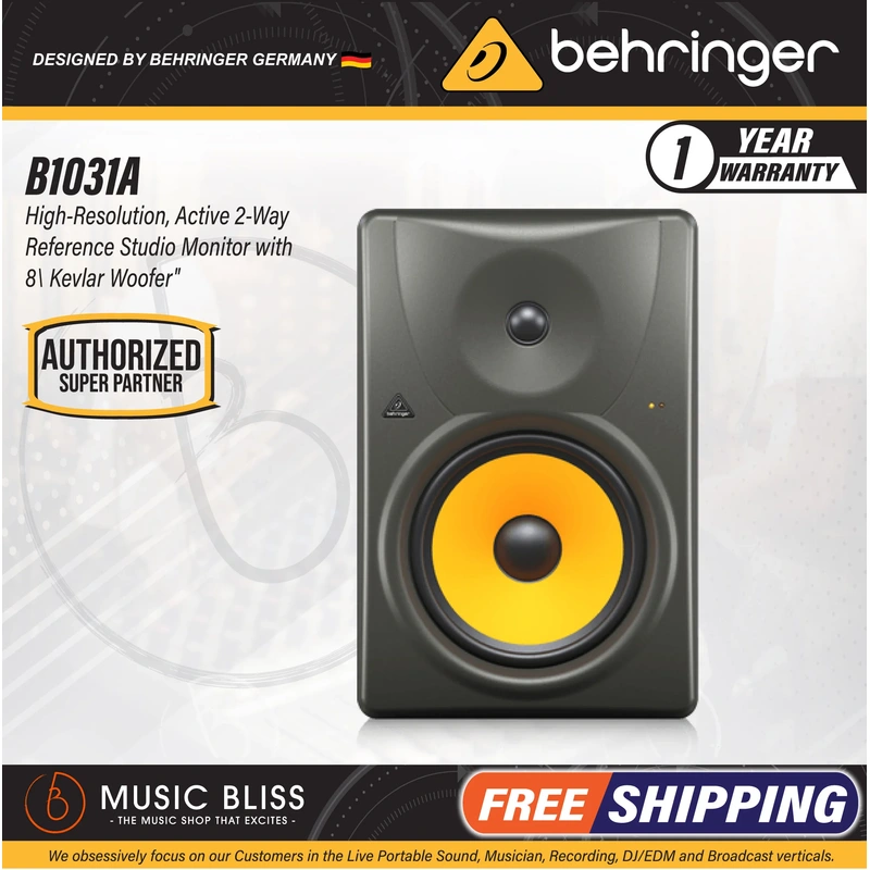 Behringer Truth B1031A 8'' Powered Studio Monitor
