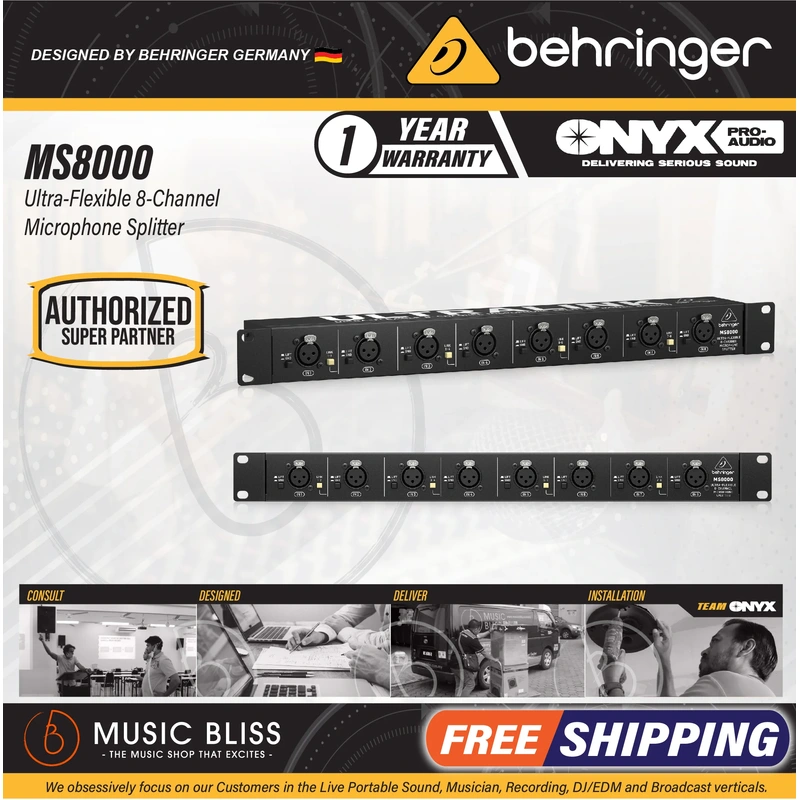 Behringer Ultralink MS8000 Microphone Splitter
