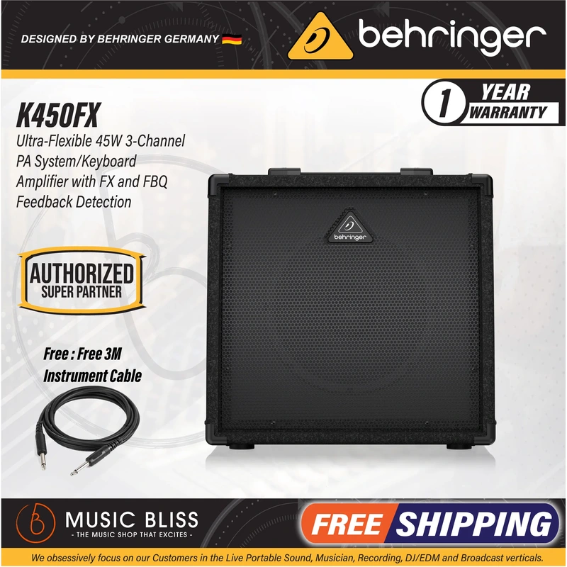 Behringer Ultratone K450FX 45-Watt Keyboard Amplifier