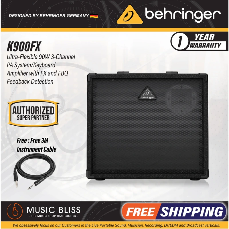 Behringer Ultratone K900FX 90-Watt Keyboard Amplifier