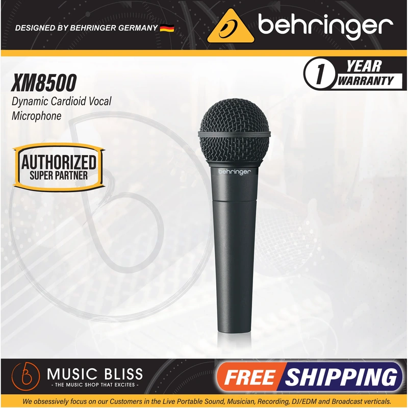 Behringer XM8500 Dynamic Vocal Microphone