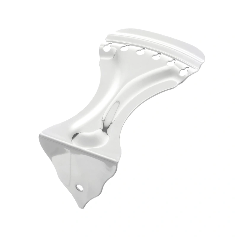 Bent Tailpiece for Resonator Guitars, Chrome Only -