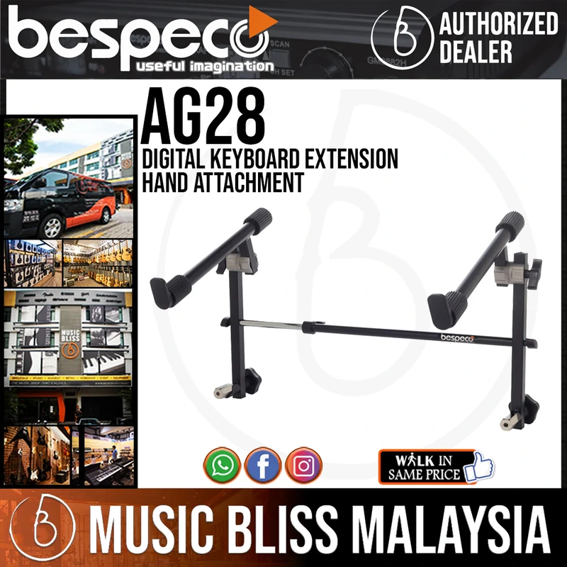 Bespeco AG28 Universal Second Tier Add On Keyboard Stand