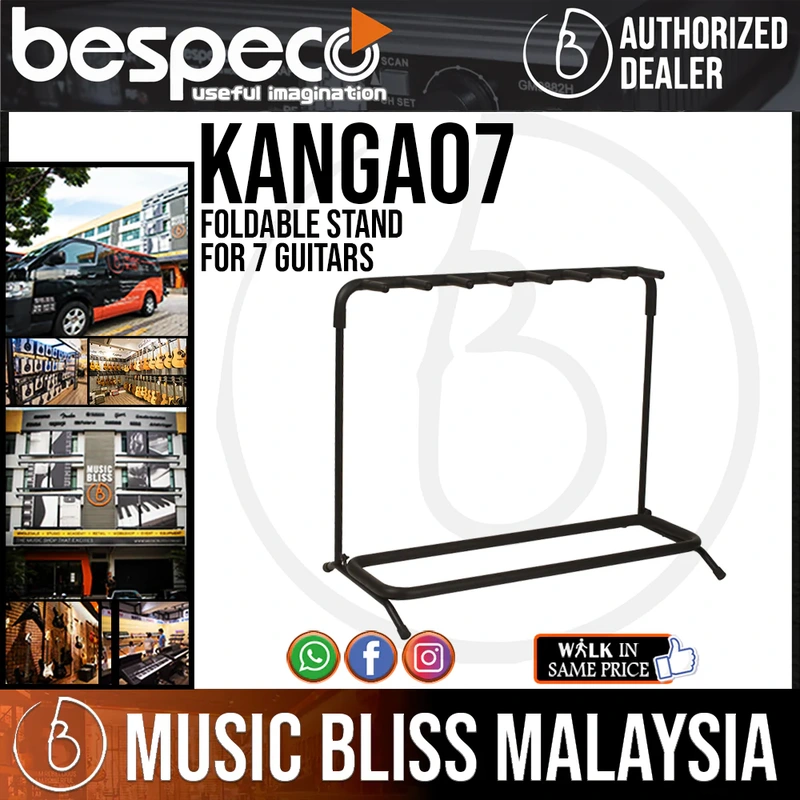 Bespeco KANGA07 Foldable Stand for 7 Guitars