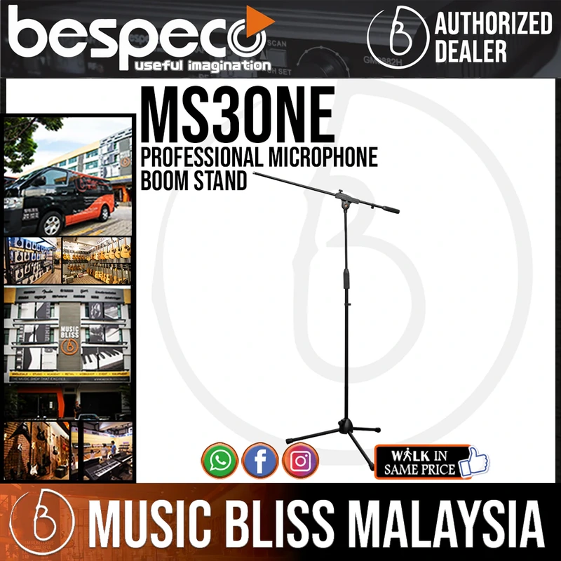 Bespeco MS30NE Professional Microphone Boom Stand