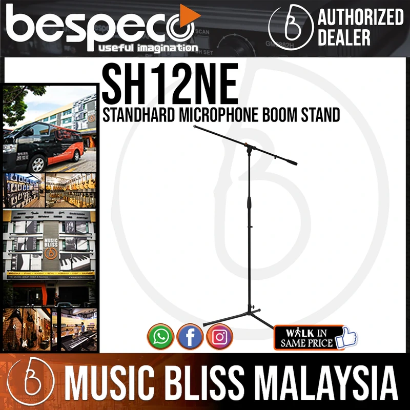 Bespeco SH12NE StandHard Microphone Boom Stand
