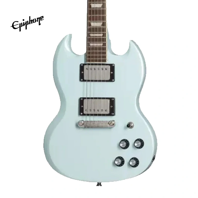Best Electric Guitar for Kids Epiphone Power Players SG Electric Guitar - Ice Blue (Gig Bag, Cable, Picks Included)